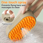 3-in-1 Steam Pet Grooming Brush