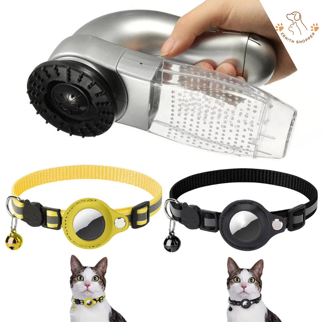 Pet Care Bundle - Hair Remover & AirTag Holder